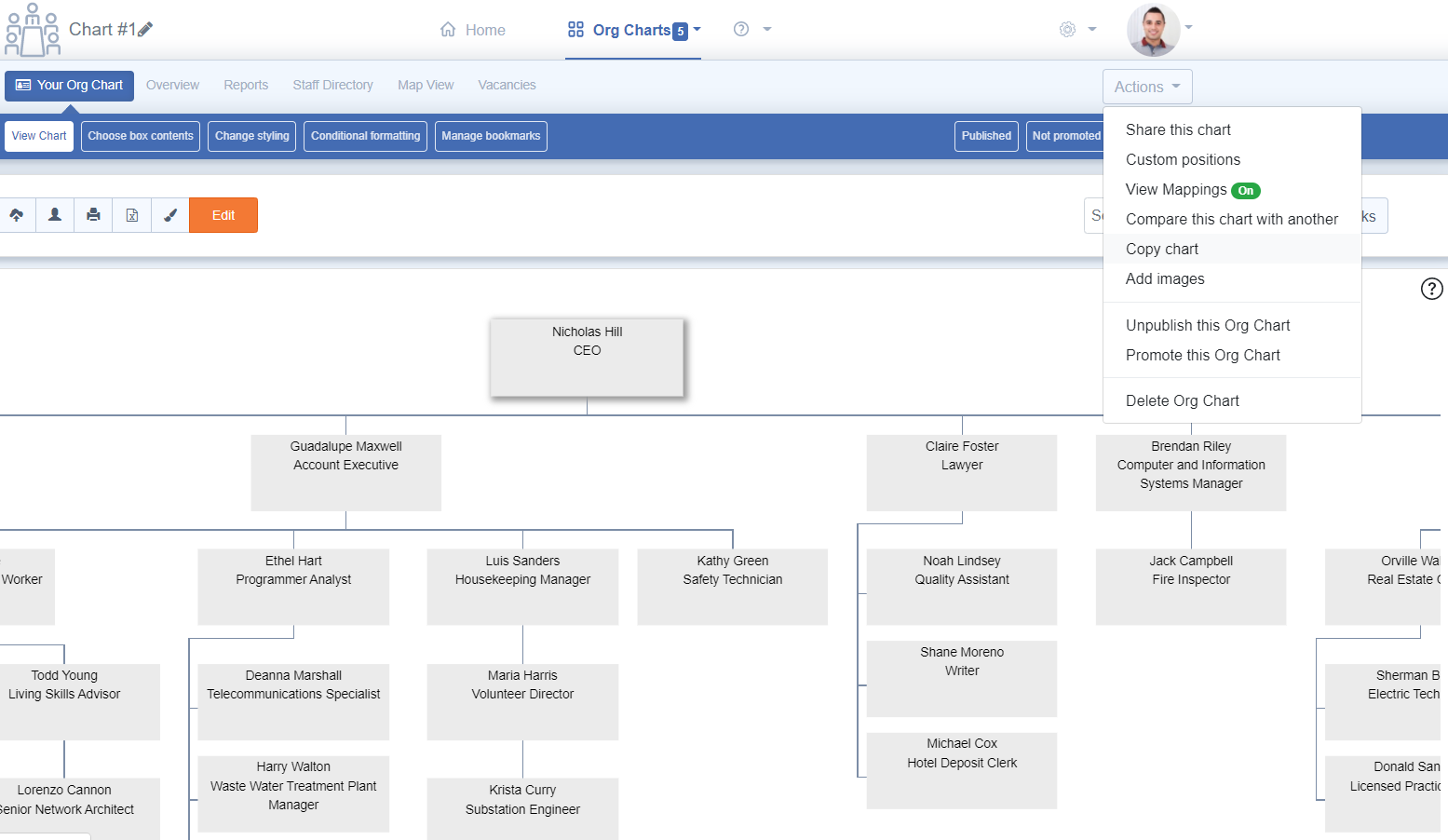 Jack In The Box Organizational Chart