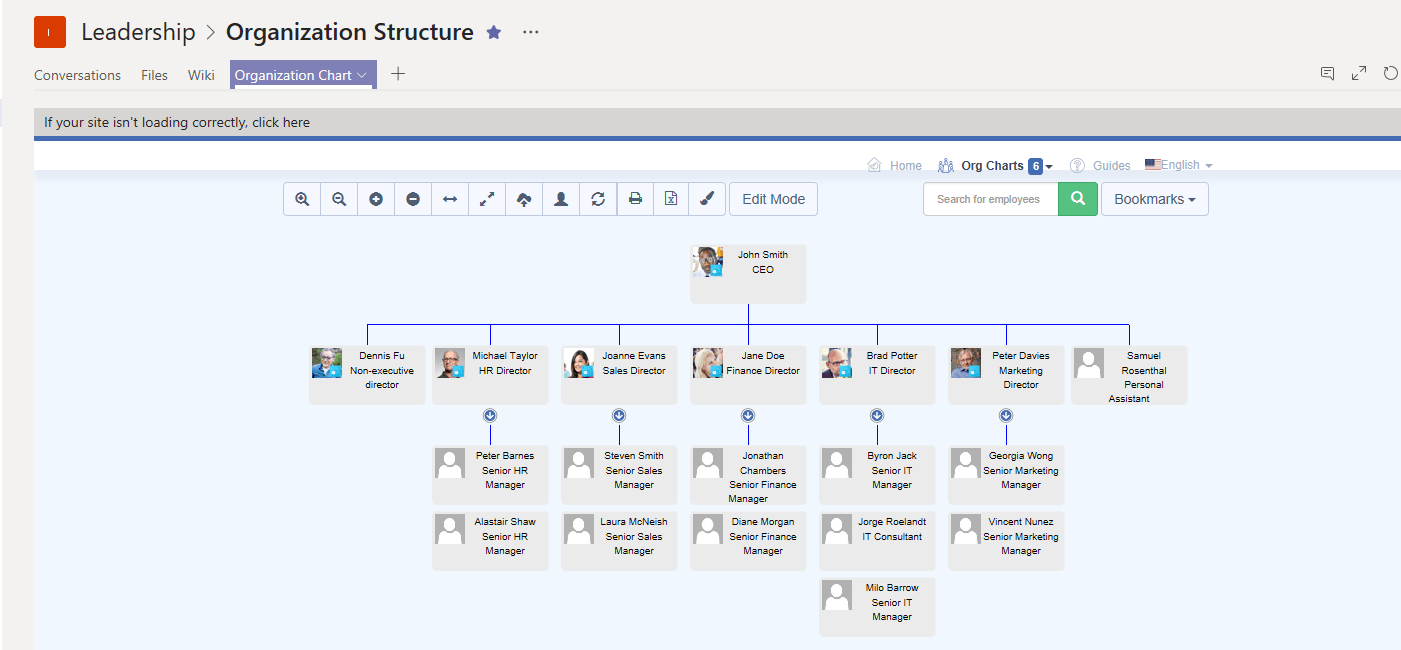 Microsoft Organizational Chart Software